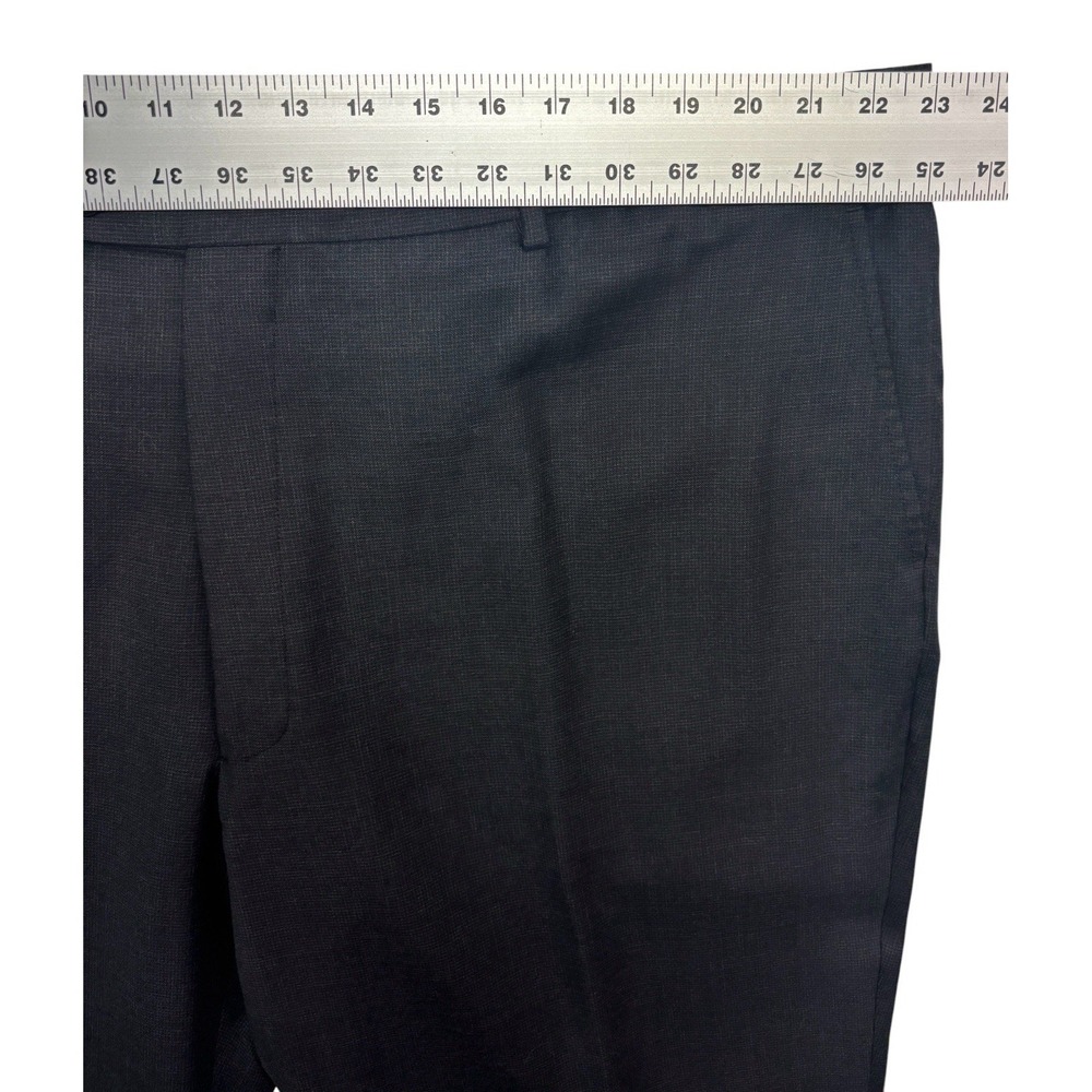 Jos A Bank 52L 46x31 Charcoal 2pc Pant Suit Traveler Tailored Fit Flat Front - Picture 13 of 16